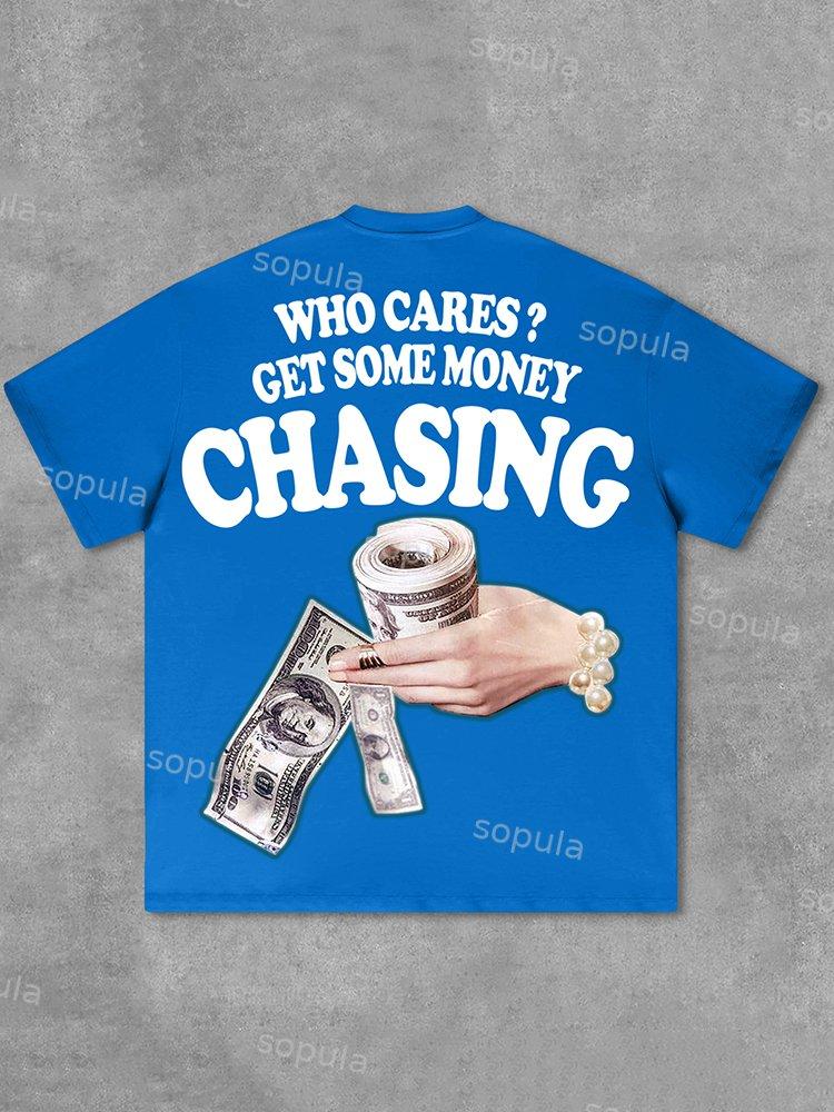 Sopula Chasing Money Graphic Print Cotton Street T-Shirt Product Image