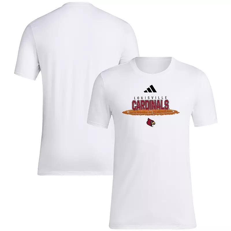 Men's adidas White Nebraska Huskers Softball Pitcher's Circle T-Shirt,  Product Image