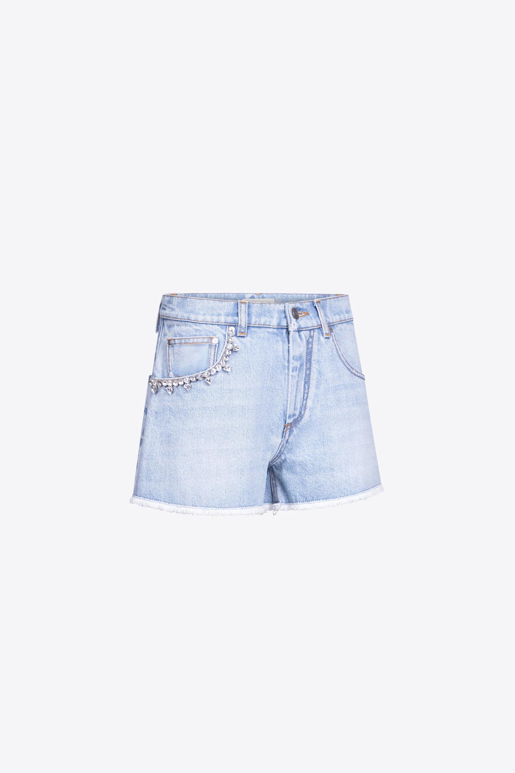 Crystal Pocket Jean Short Product Image