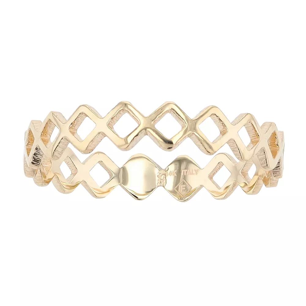 Au Naturale 14k Gold Geometric Ring, Women's, Size: 5 Product Image