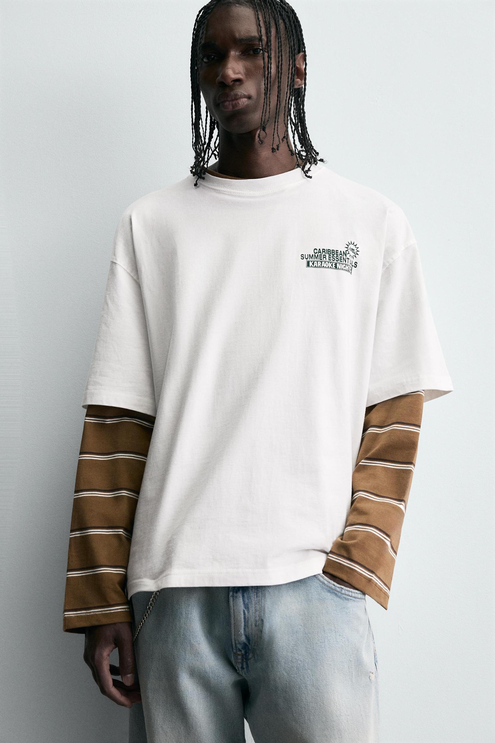 PRINTED TEXT T-SHIRT Product Image