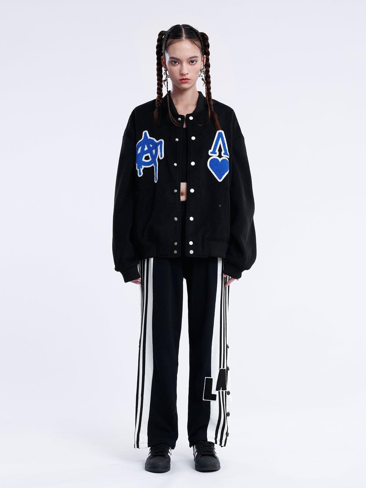 Aelfric Eden Patchwork Varsity Jacket Product Image