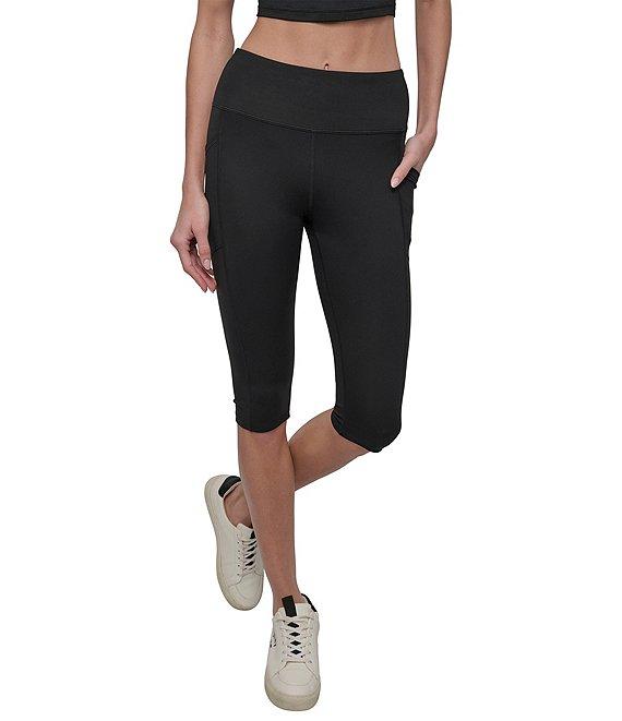DKNY Sport by Donna Karan Balance Compression High Waist 16#double; Mini Capri Leggings Product Image
