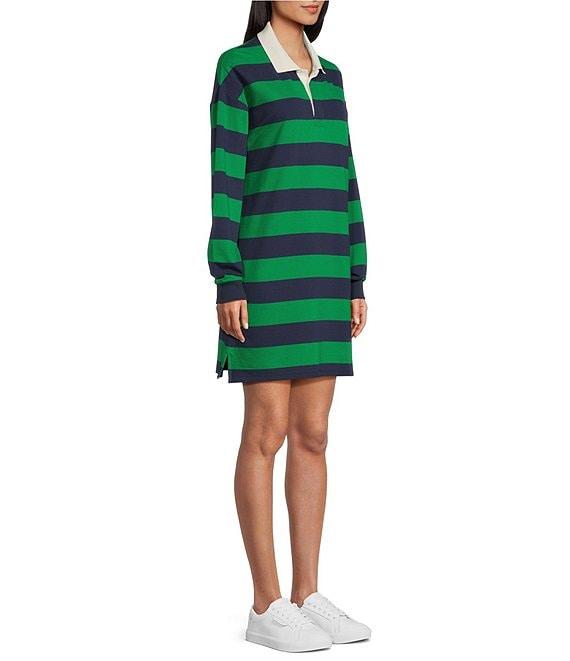Copper Key Rugby Stripe Dress Product Image