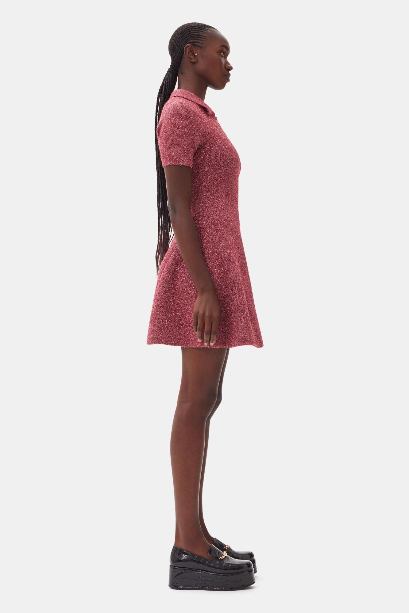 Pink Sparkle Mini Dress Product Image