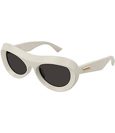 Bottega Veneta Womens Scoop 54mm Statement Oval Sunglasses Product Image