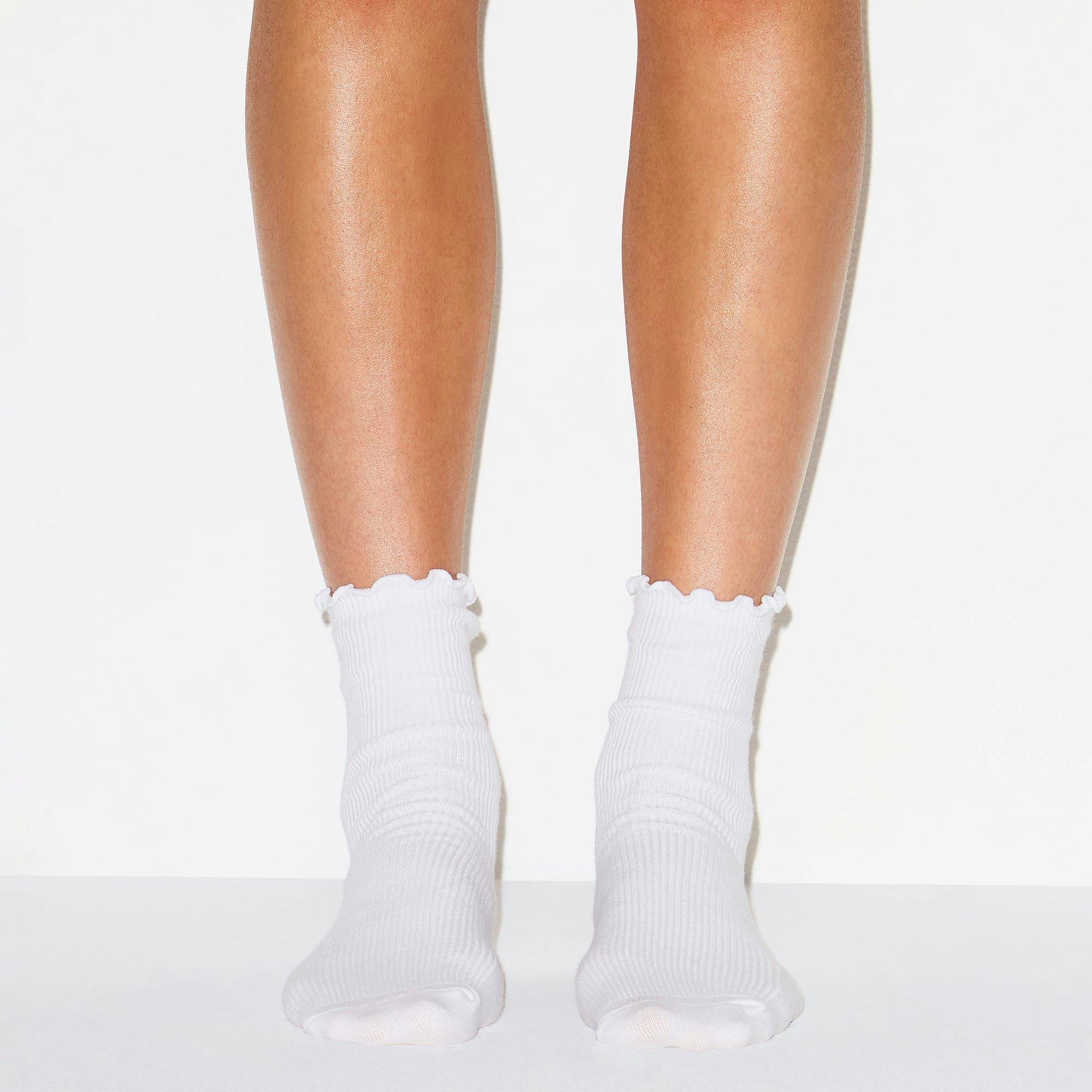 LETTUCE EDGE CREW SOCK 2-PACK | SNOW Product Image