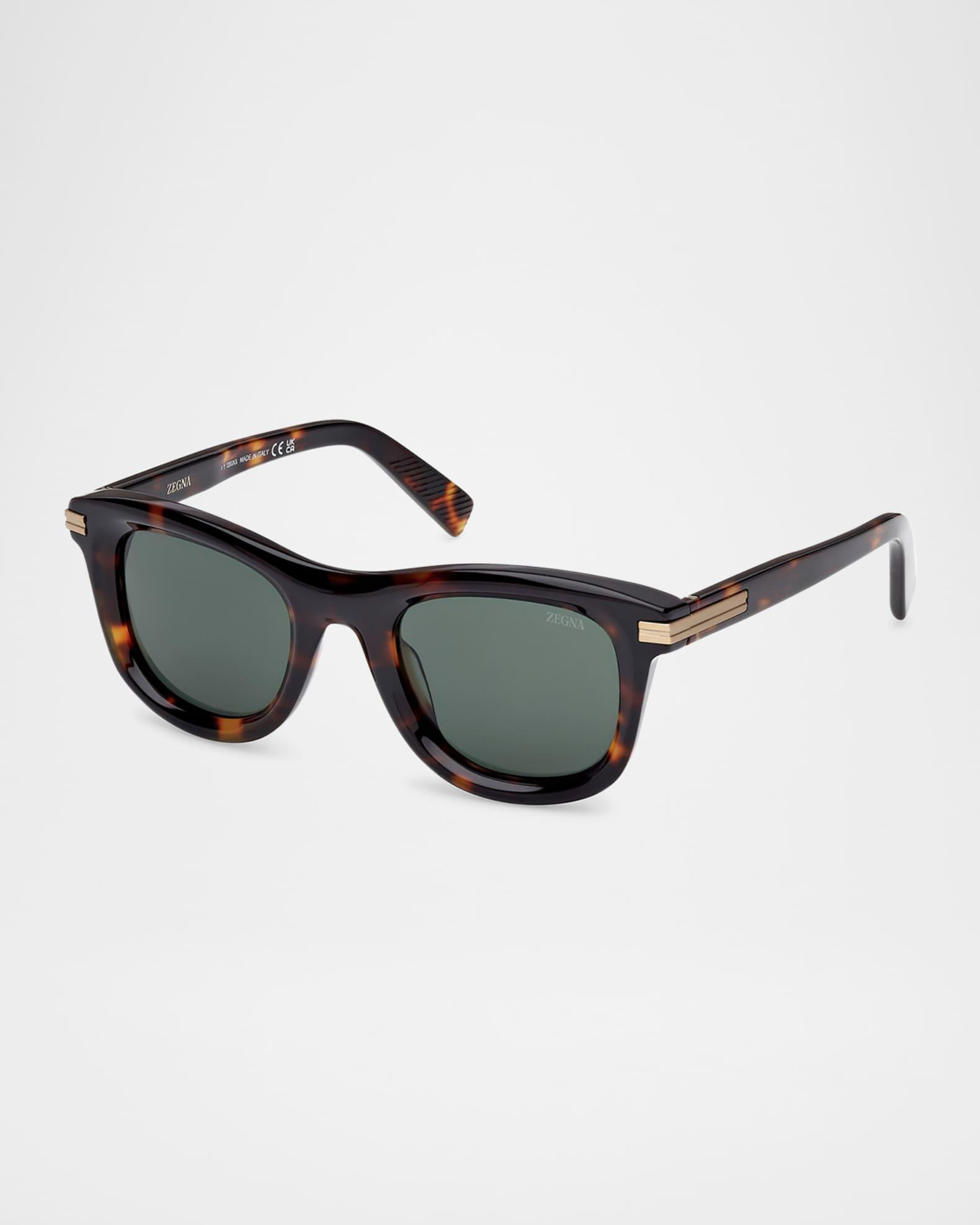 Men's Acetate Square Sunglasses Product Image