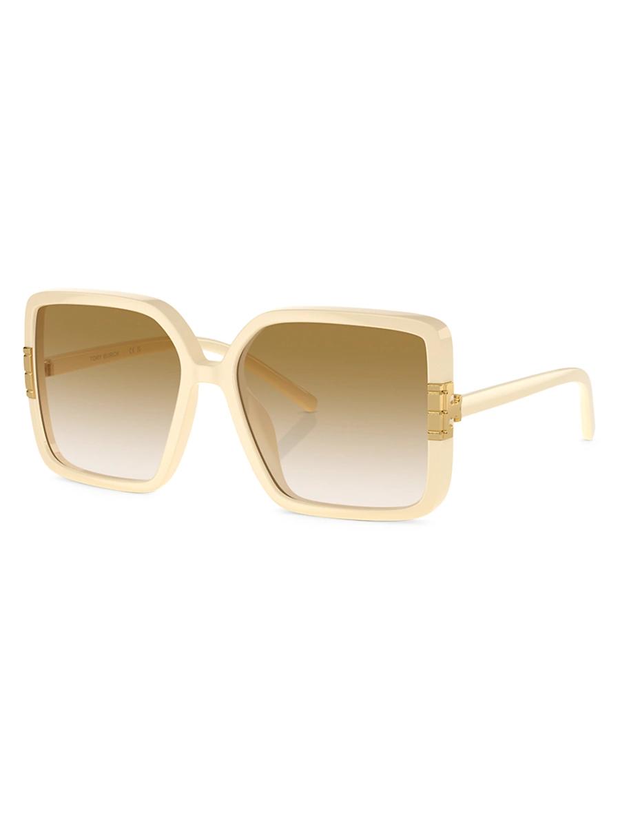 Womens 57MM Square Sunglasses Product Image