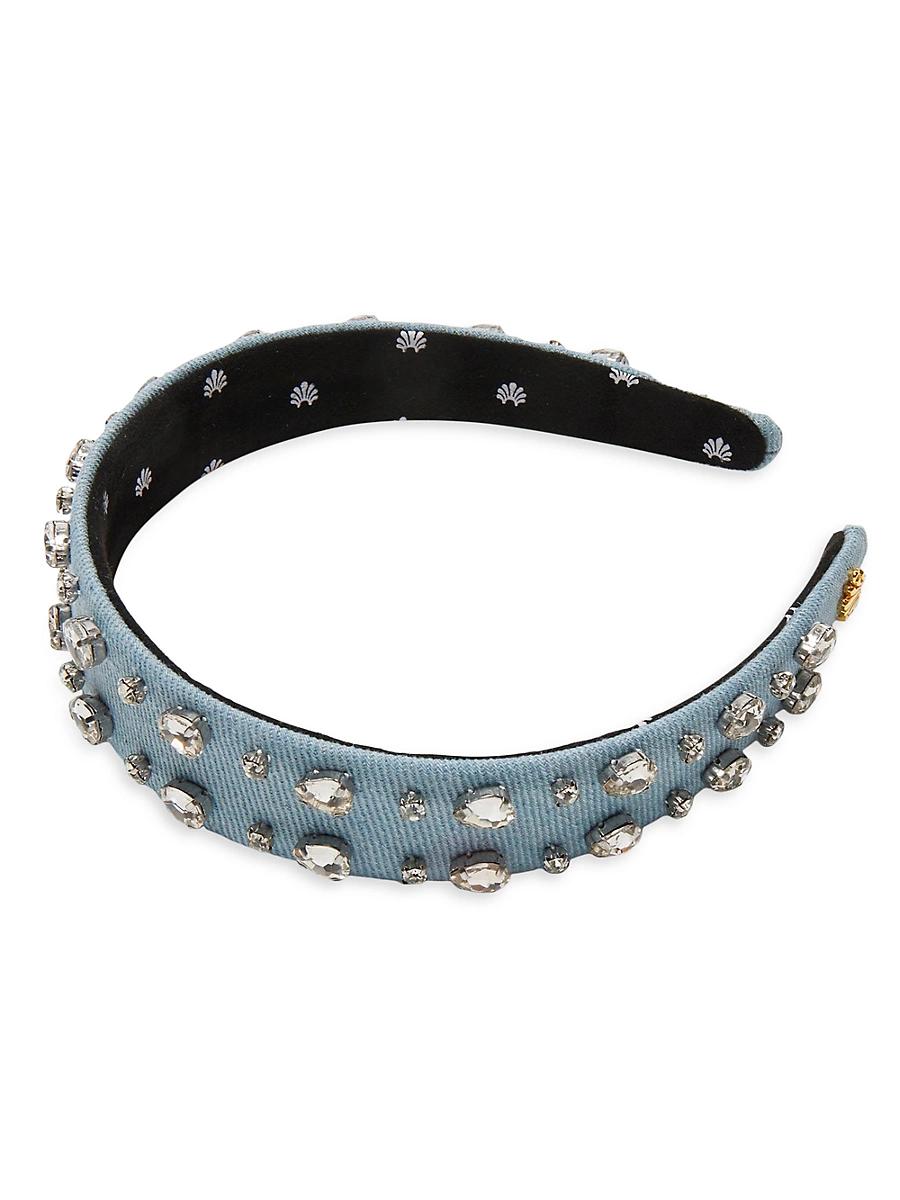 Womens Bessette Crystal & Raffia Headband Product Image