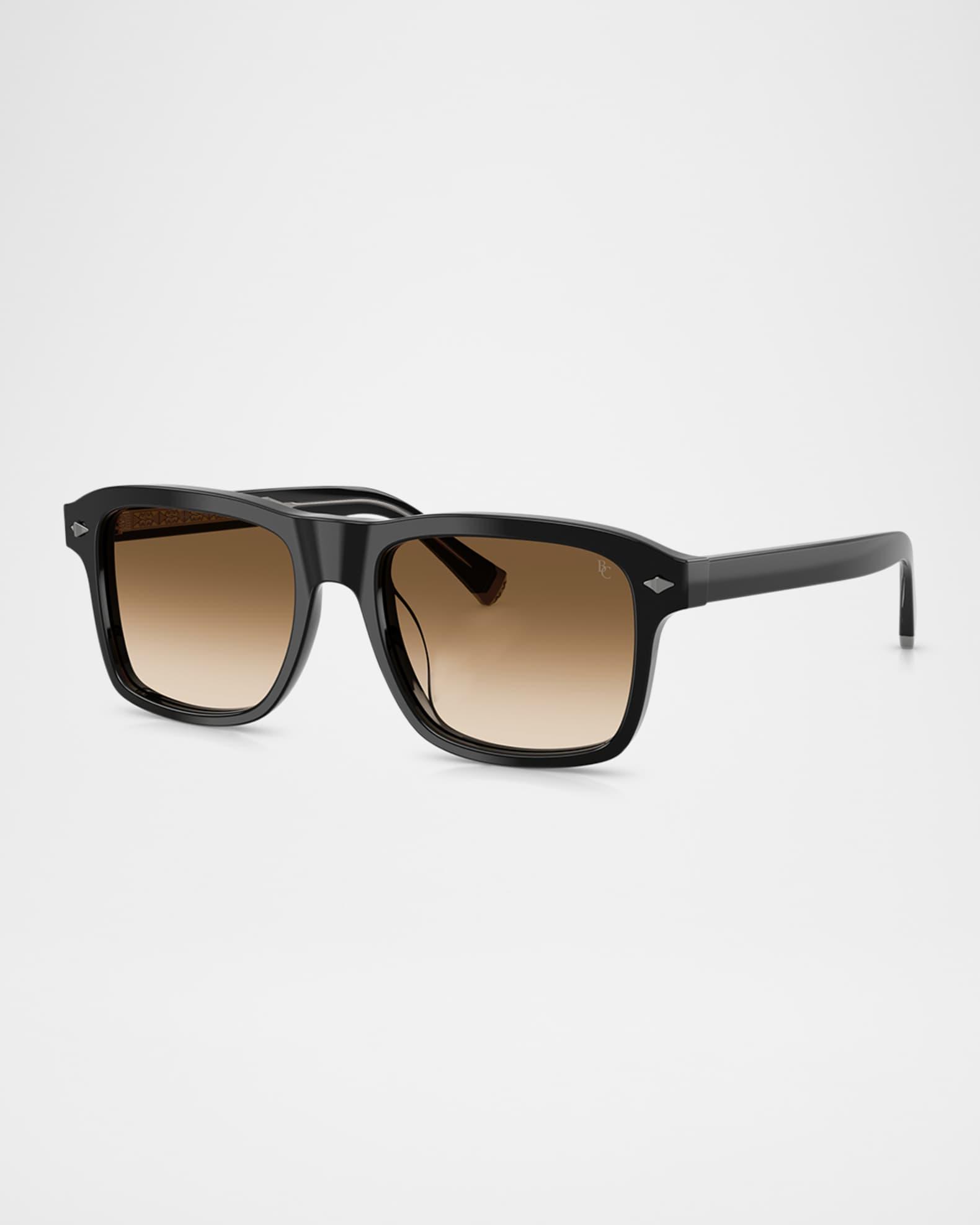 Mens BC4014S Acetate Rectangle Sunglasses Product Image
