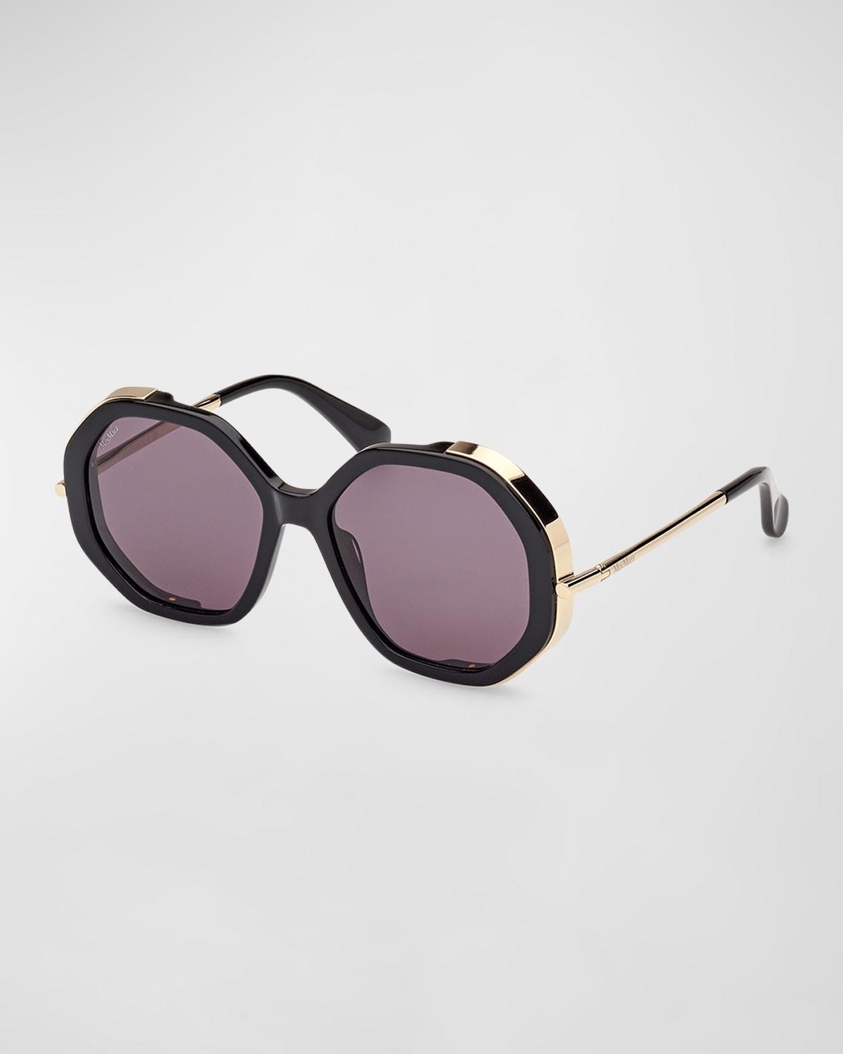 Womens 55MM Geometric Sunglasses Product Image