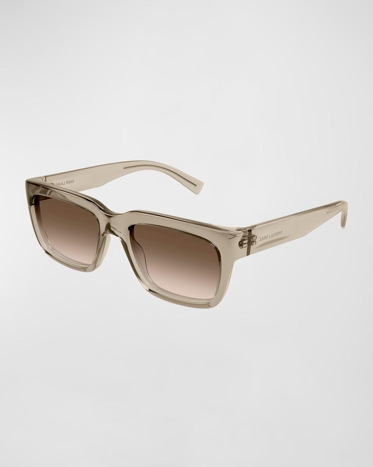 Mens Minimal 56MM Square Sunglasses Product Image