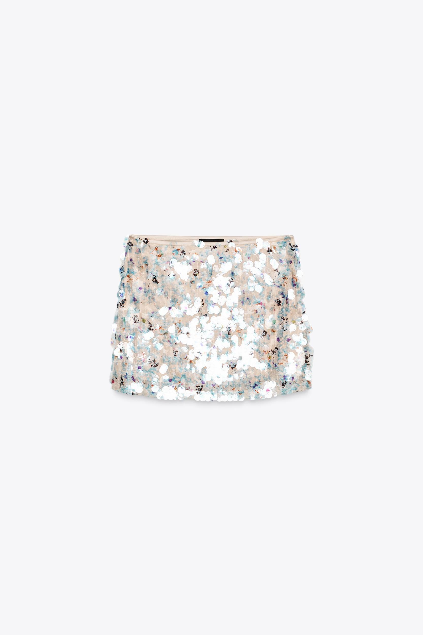 SEQUIN MINI SKIRT Product Image