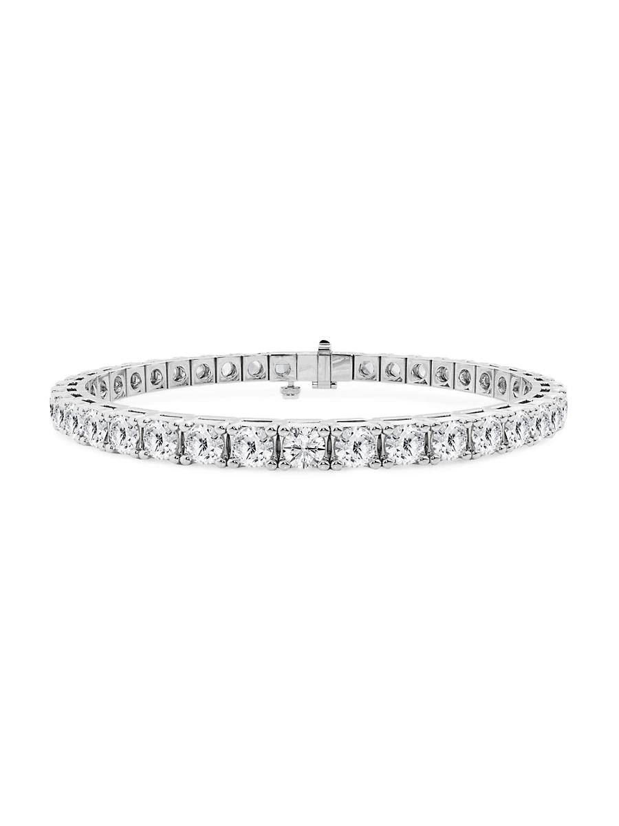 Womens 14K White Gold & Round Lab-Grown Diamond Tennis Bracelet/1.00-10.00 TCW Product Image
