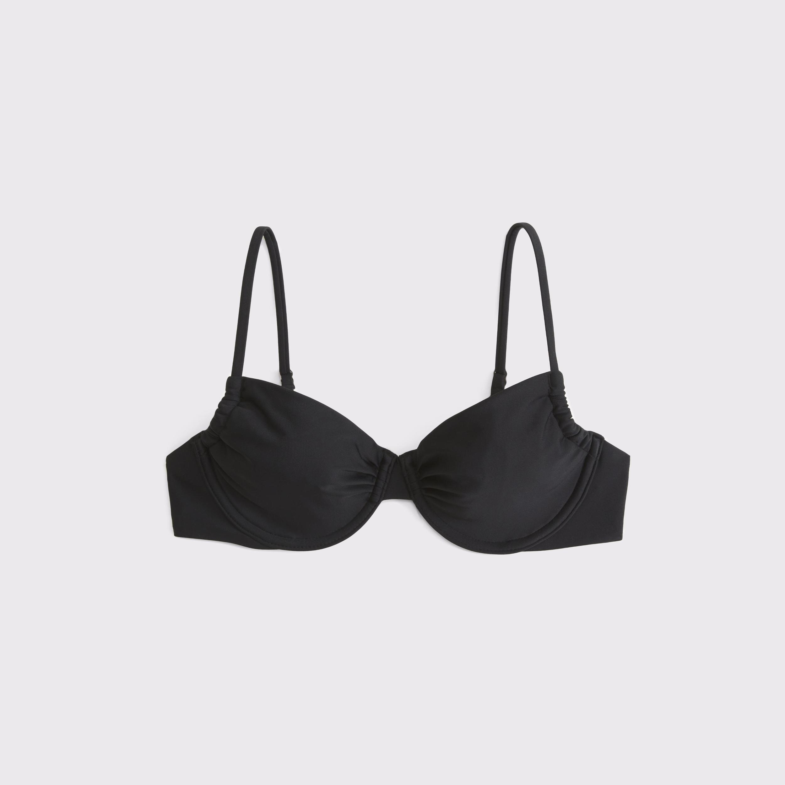 Ruched Underwire Bikini Top Product Image
