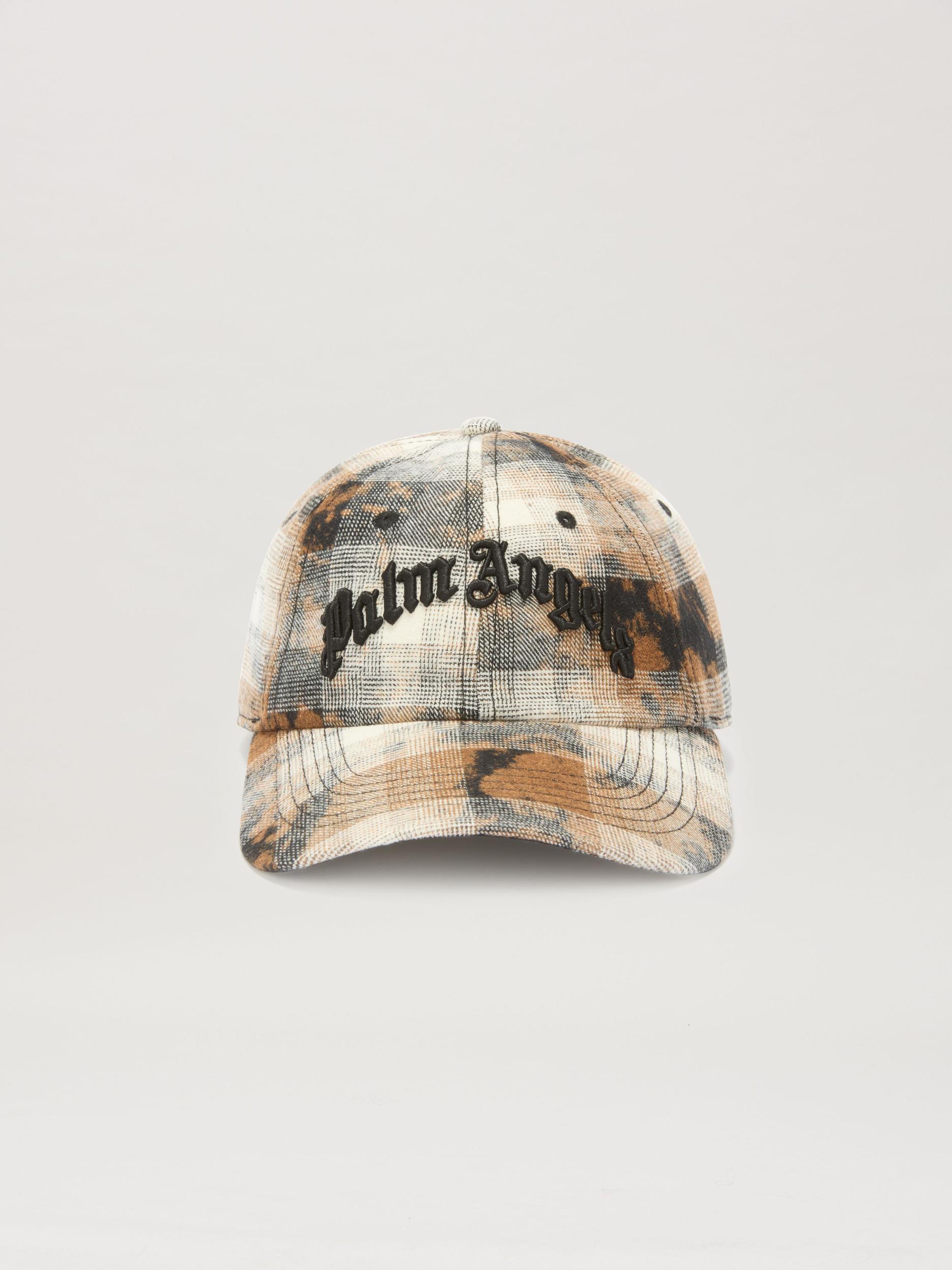 CURVED LOGO CHECK CAP Product Image