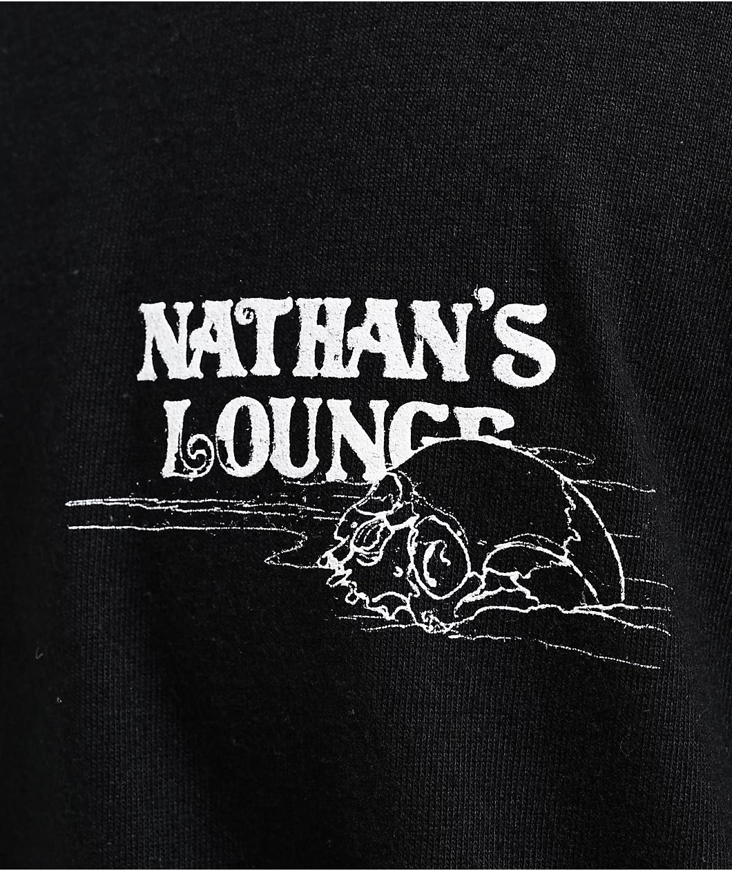 Nathans Lounge Our Freedoms Like Spiderwebs Black T-Shirt Product Image