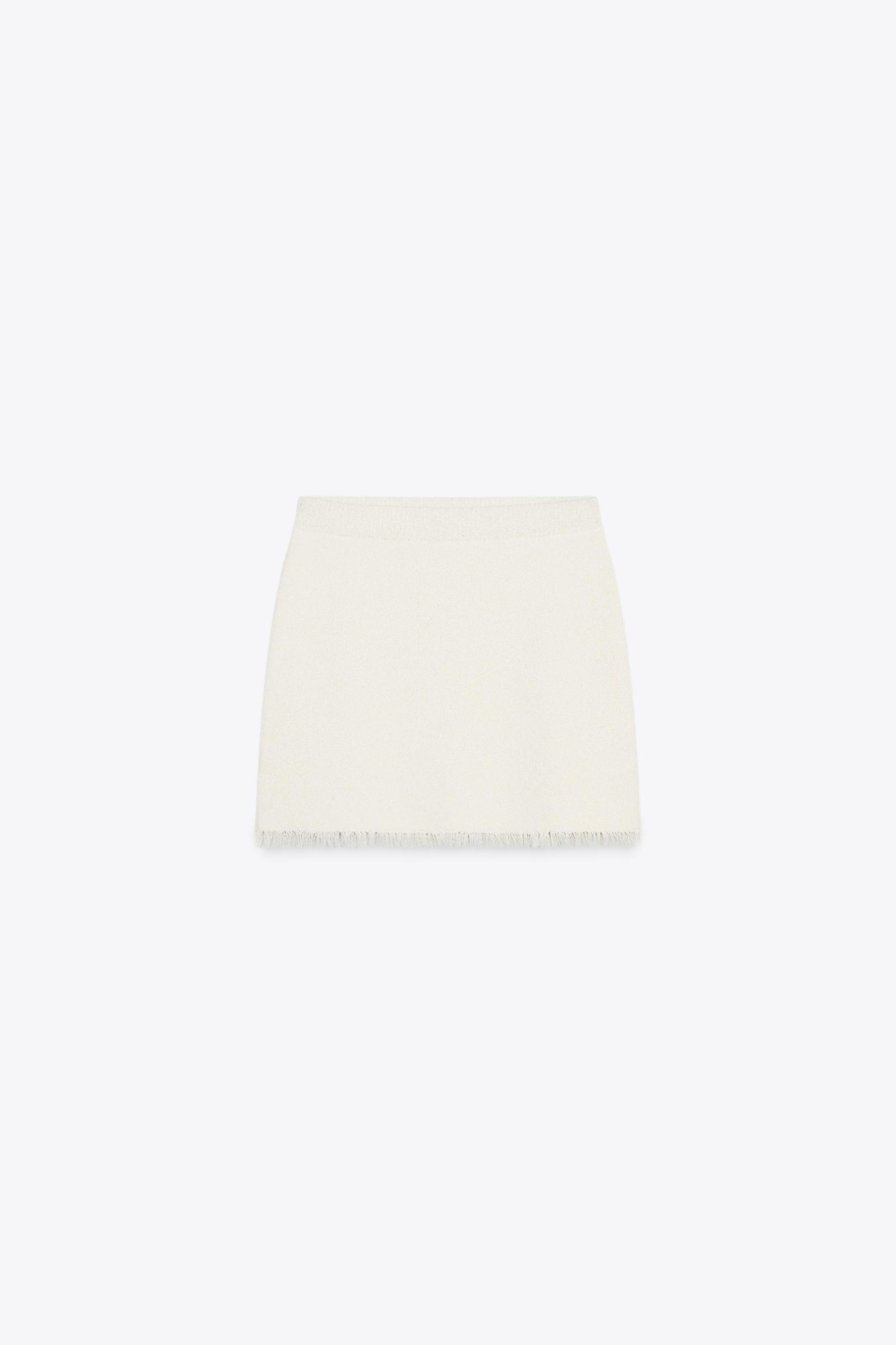 FRAYED MINI SKIRT Product Image