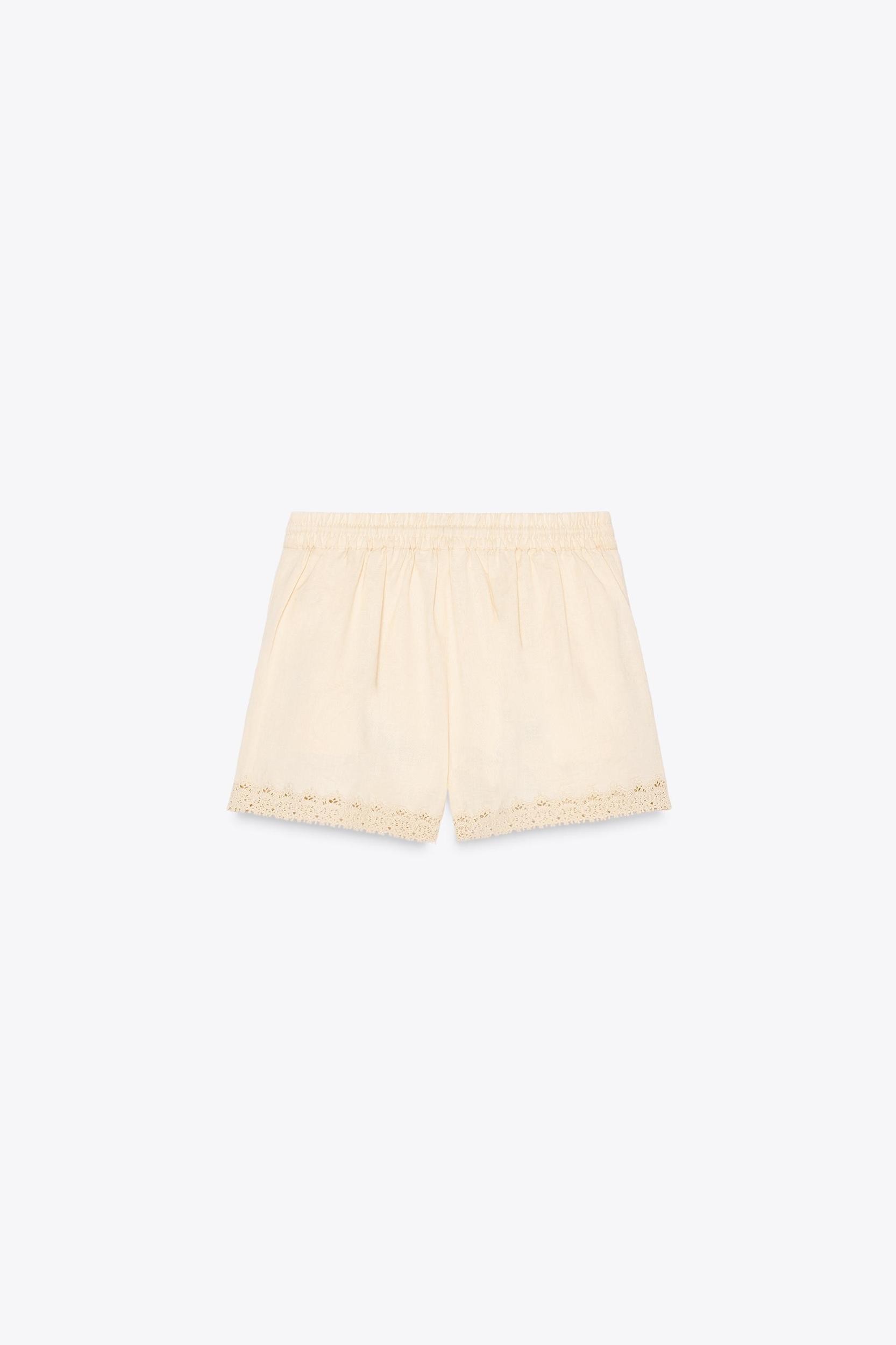 EMBROIDERED BERMUDA SHORTS ZW COLLECTION Product Image