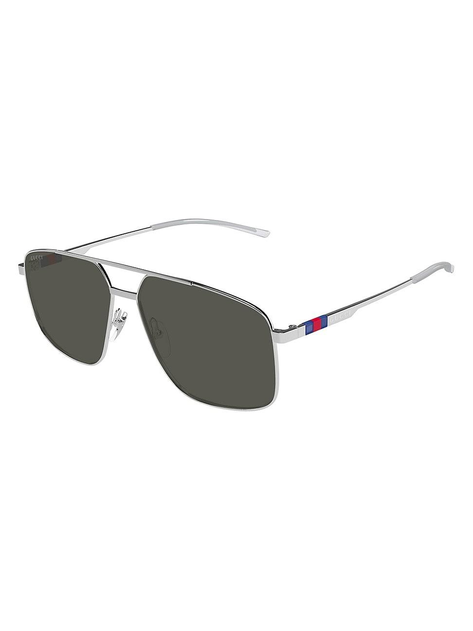 Mens Details GG1676S 60MM Pilot Sunglasses Product Image