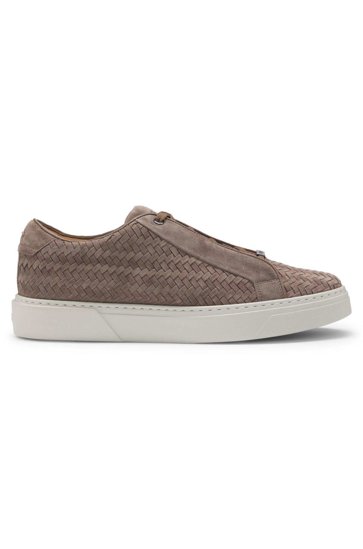 Mens Viscose Linen and Leather Triple Stitch Espadrilles Product Image