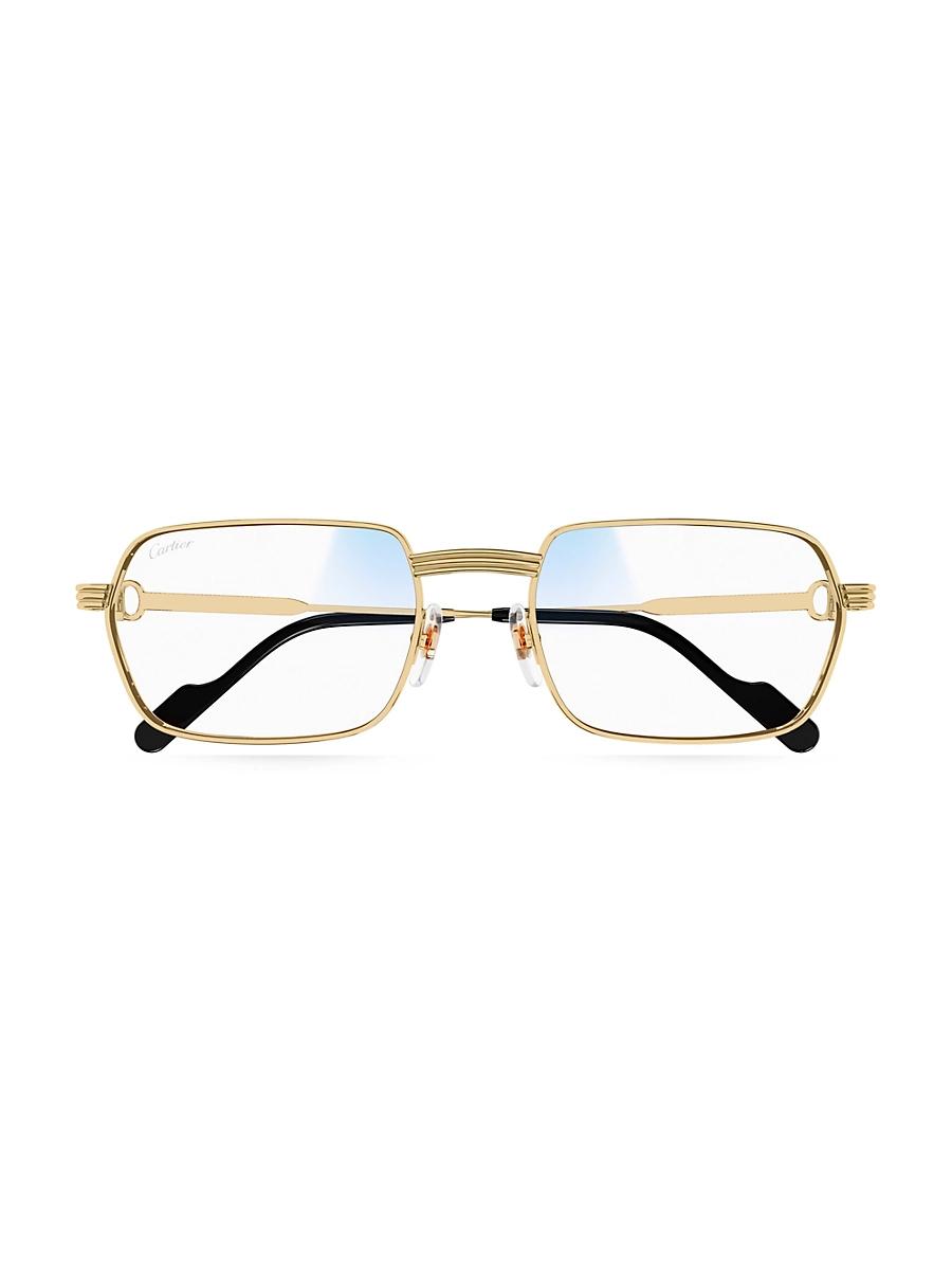 Mens Premire de Cartier 56MM Rectangular Optical Glasses Product Image