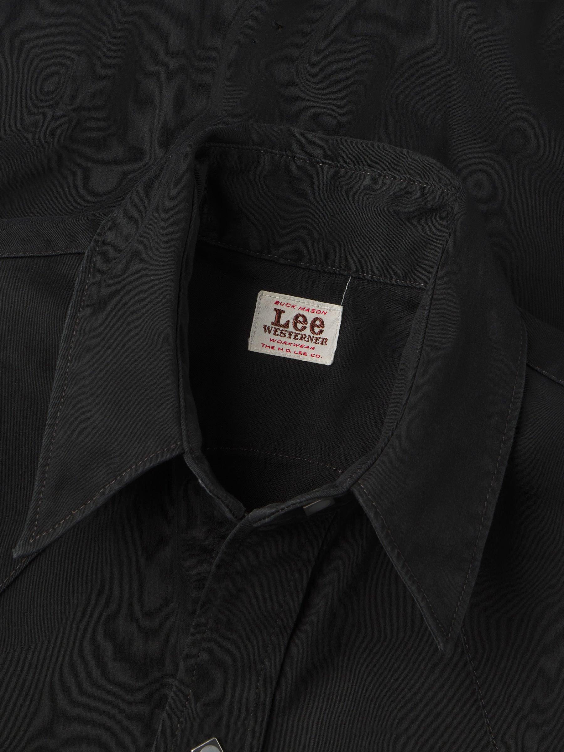 Black Lee X Buck Mason Westerner Shirt Product Image
