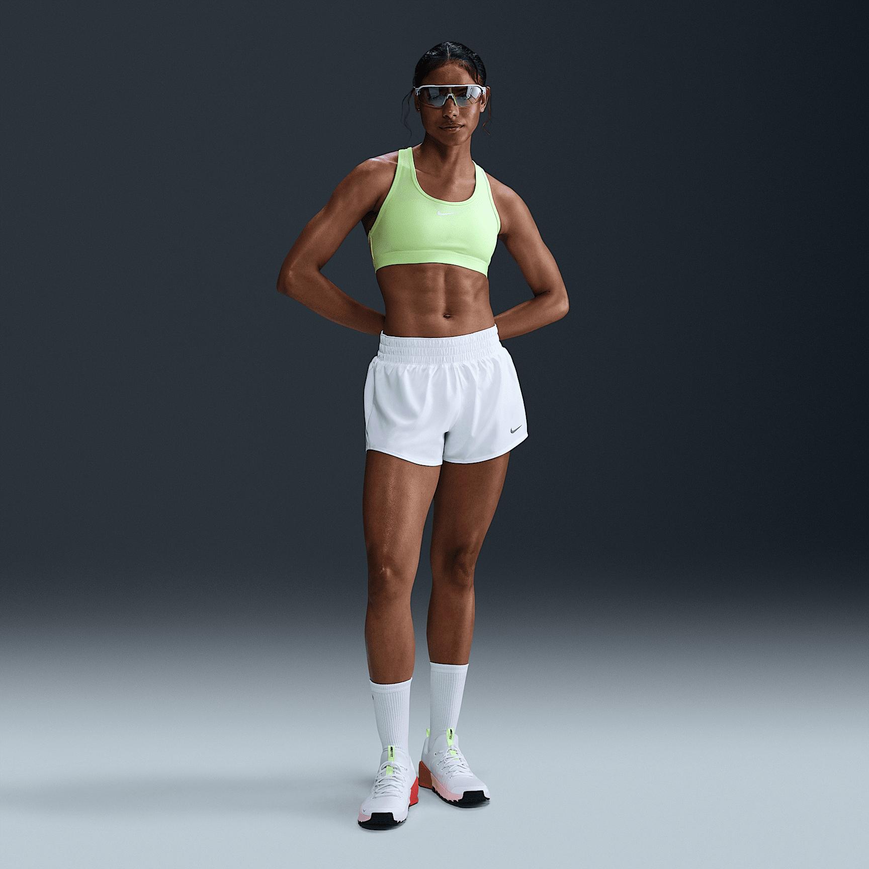 Nike Womens Swoosh Medium Support Padded Sports Bra | DX6821-701 Product Image