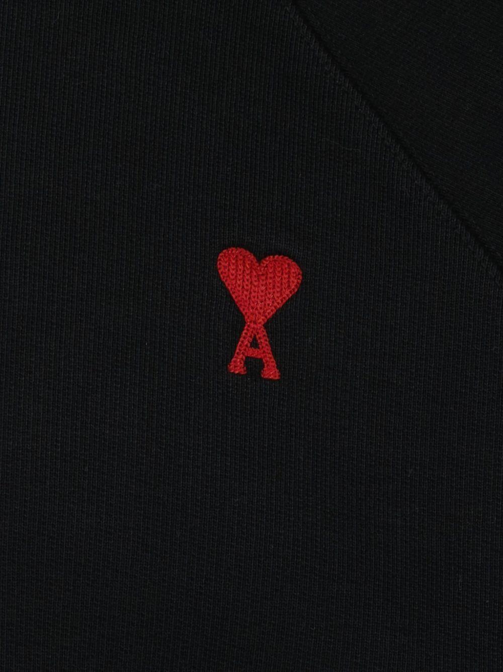 logo-embroidered organic-cotton sweatshirt Product Image
