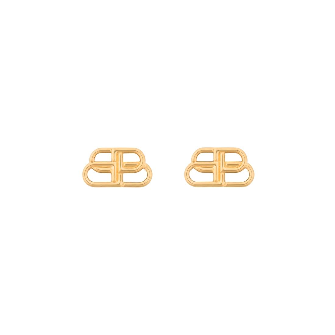 Women's Bb S Stud Earrings in Gold Product Image