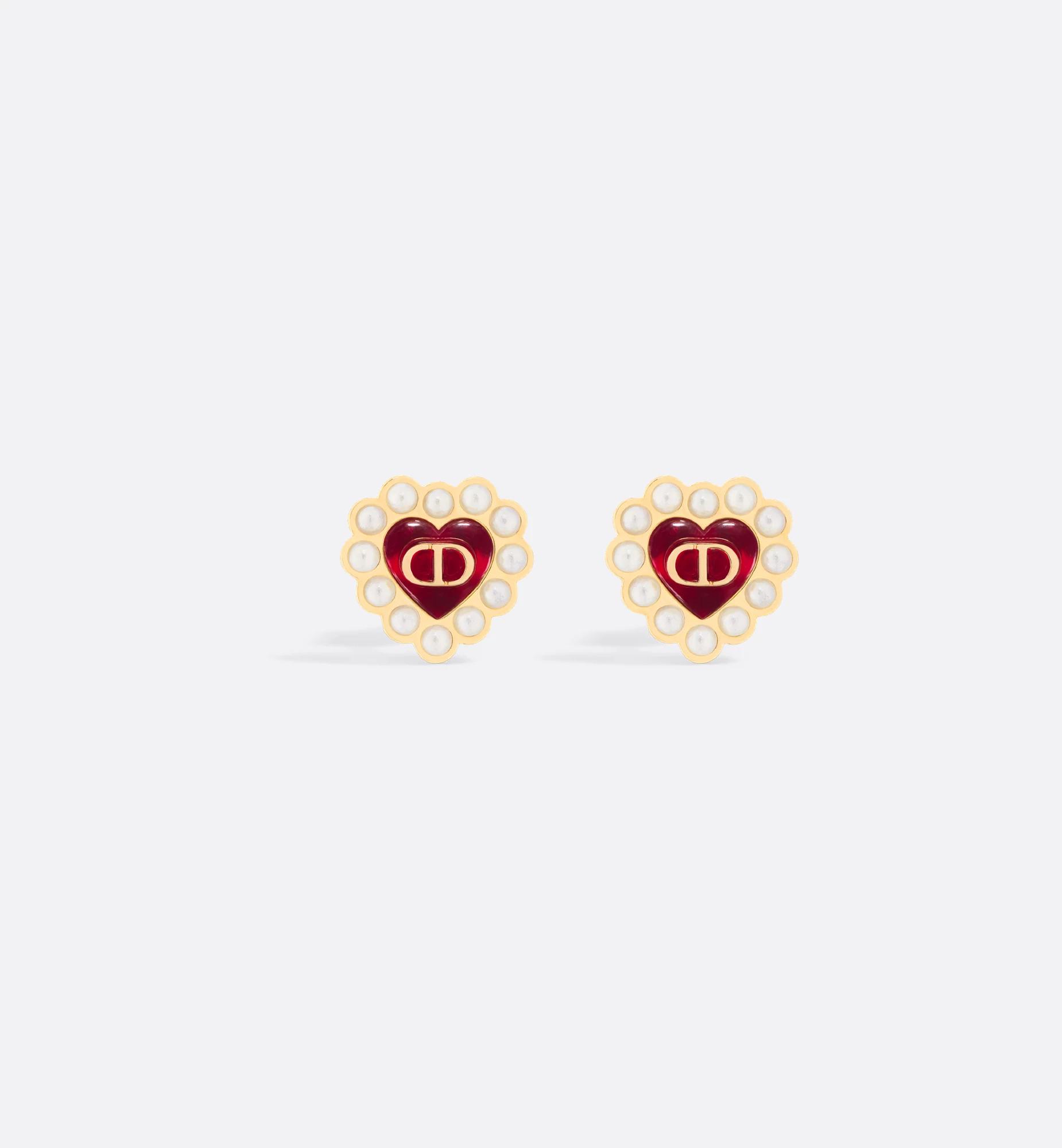Petit CD Baroque Stud Earrings Product Image