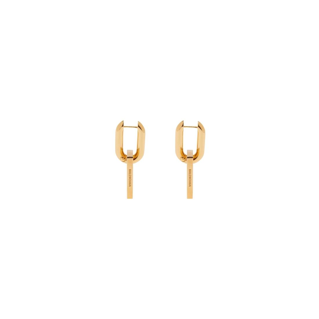 Women's B Chain Xl Earrings in Gold Product Image
