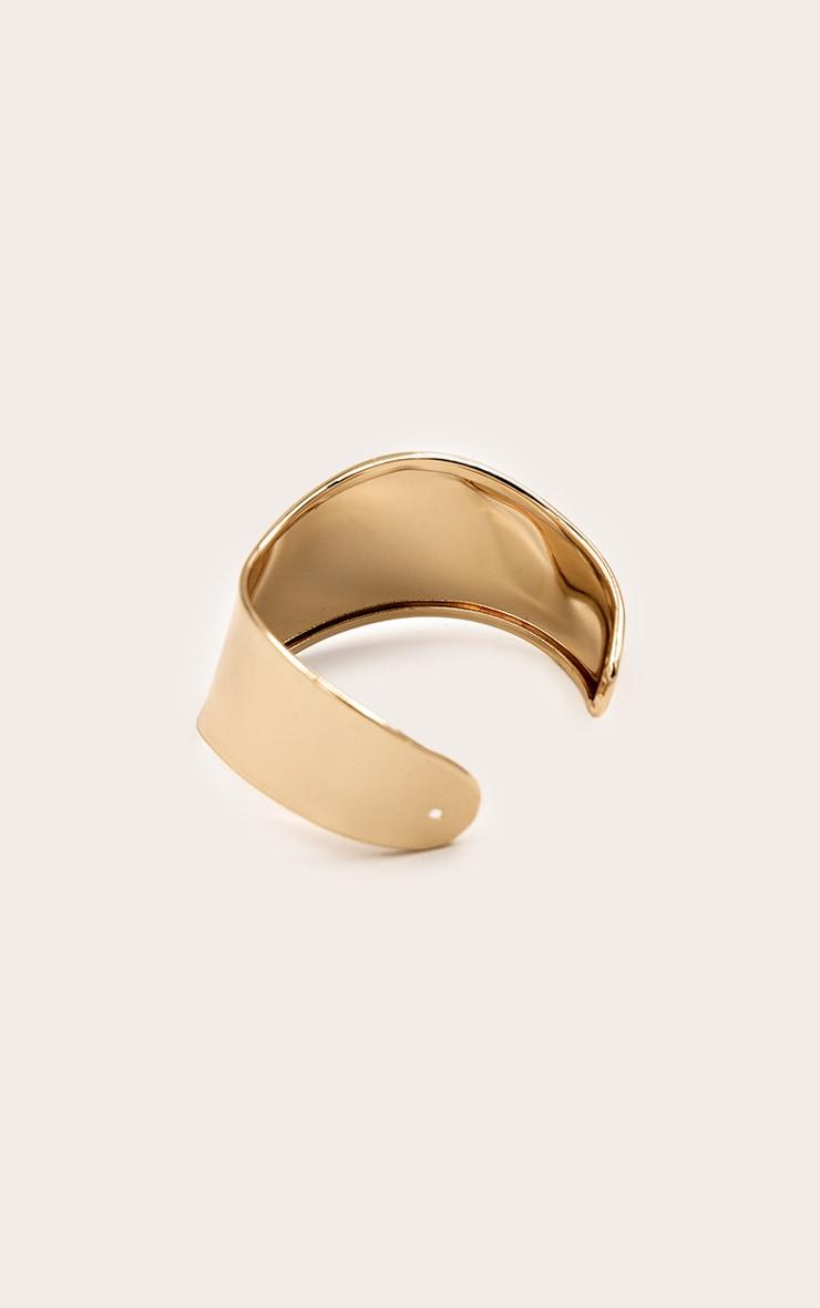 Gold Angled Asymmetric Cuff Product Image