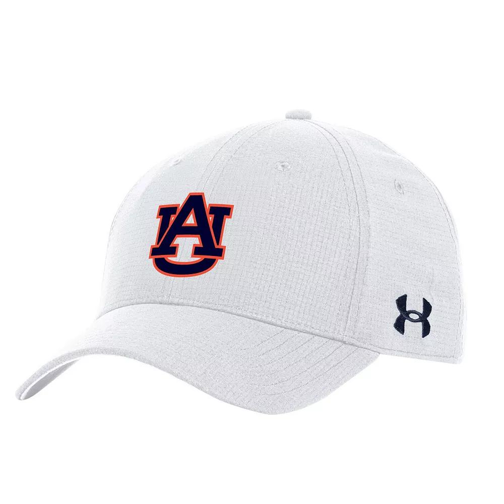 Men's Under Armour  White Auburn Tigers Sideline Performance Flex Hat, Size: Medium/Large Product Image