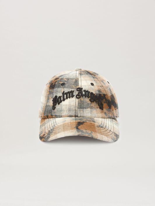 CURVED LOGO CHECK CAP Product Image