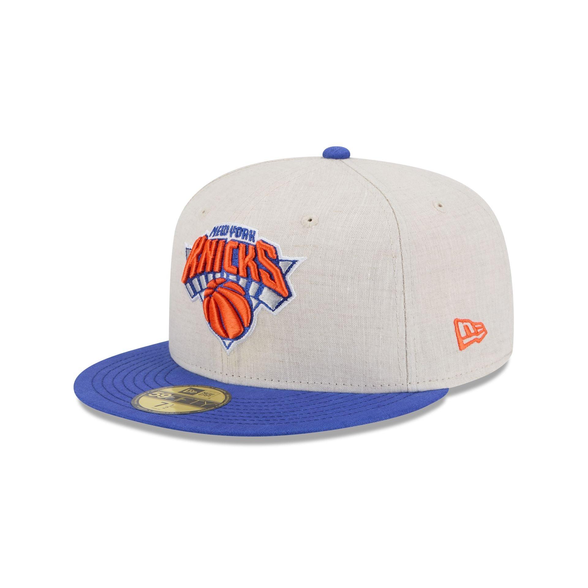 New York Knicks Linen 59FIFTY Fitted Hat Male Product Image