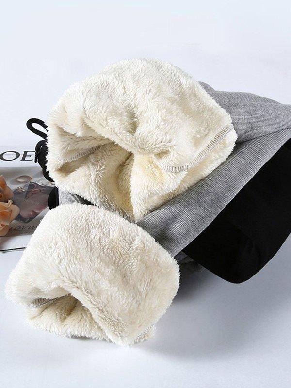 Fleece Lined Straight Leg Sweatpants Product Image