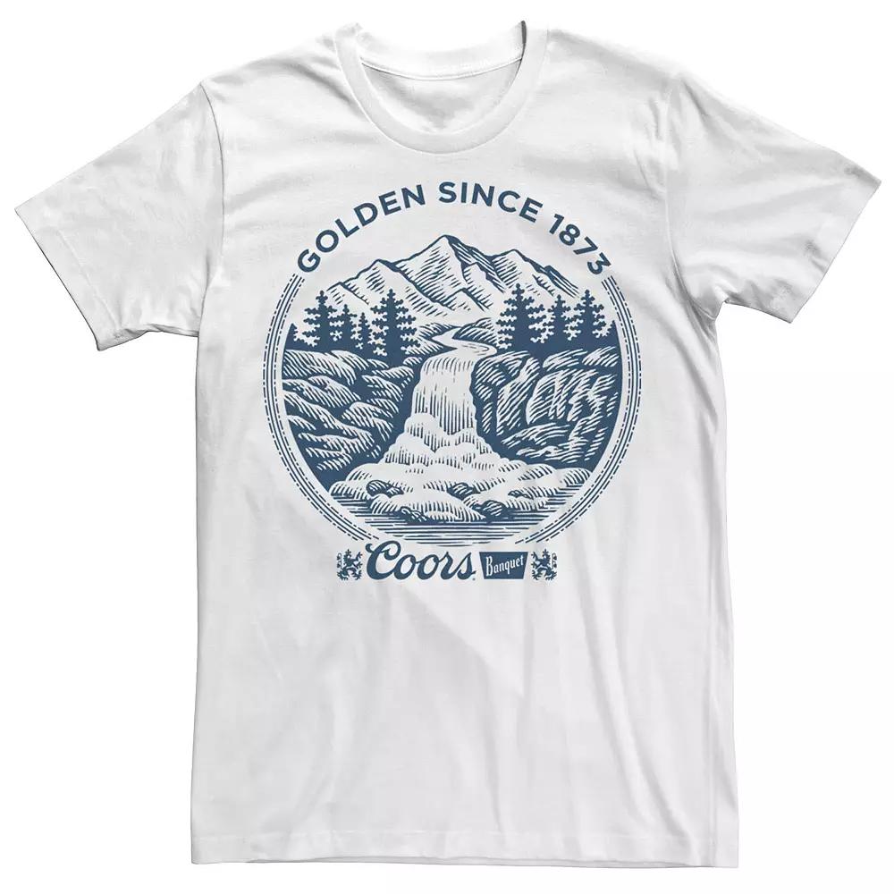 Big & Tall Miller Coors Golden SInce 1789 Logo Tee, Men's,  Product Image