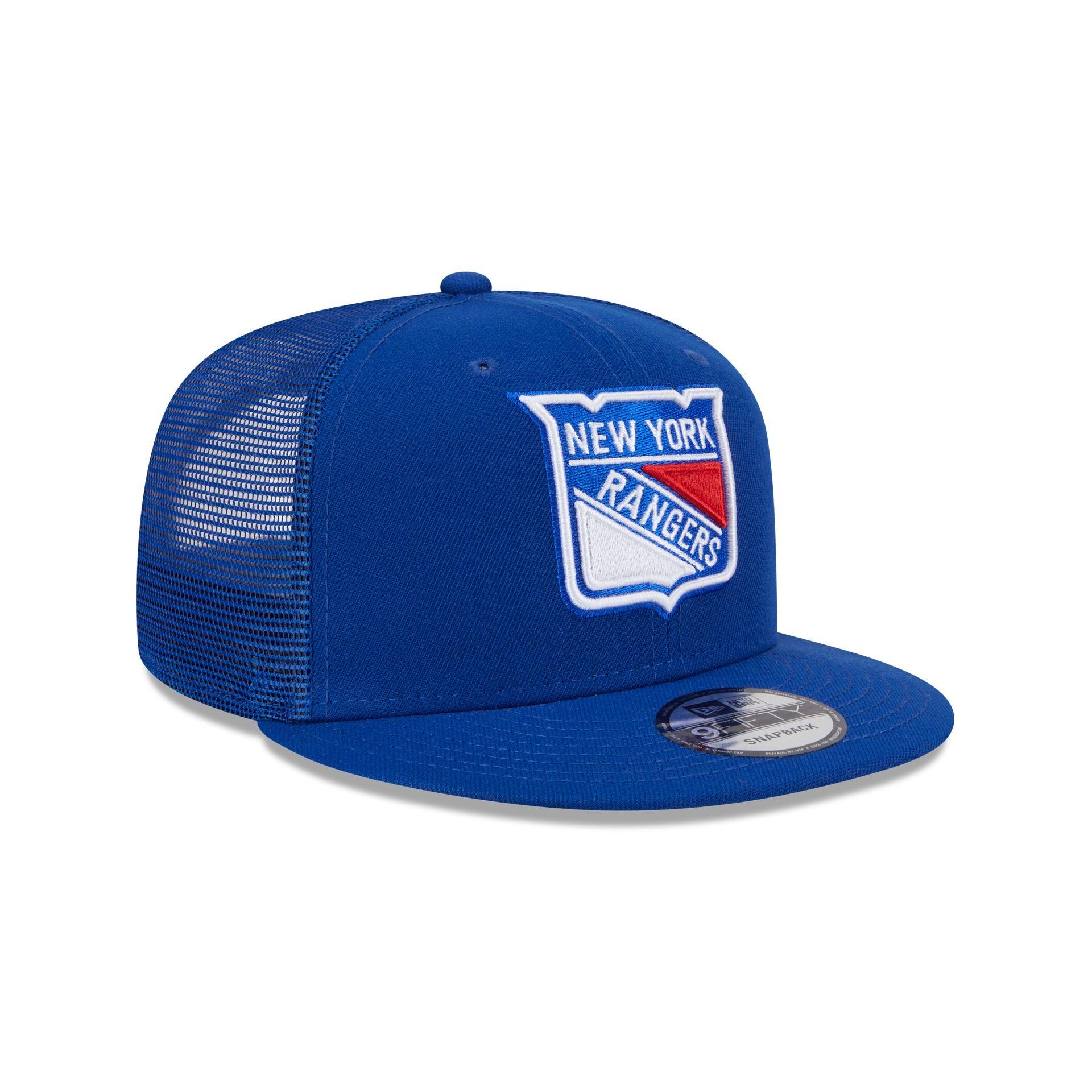 New York Rangers Team Tag 9FIFTY Trucker Hat Male Product Image
