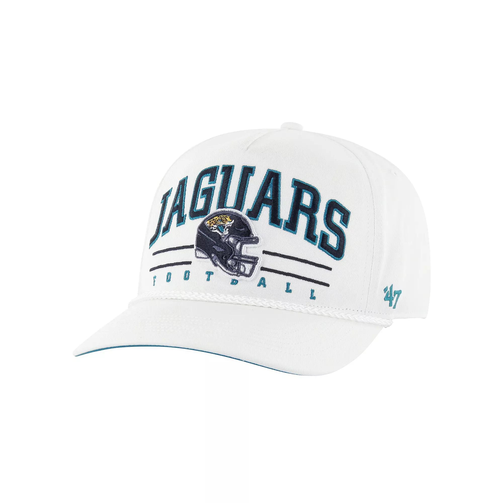 Men's '47 White Jacksonville Jaguars Roscoe Hitch Adjustable Hat Product Image
