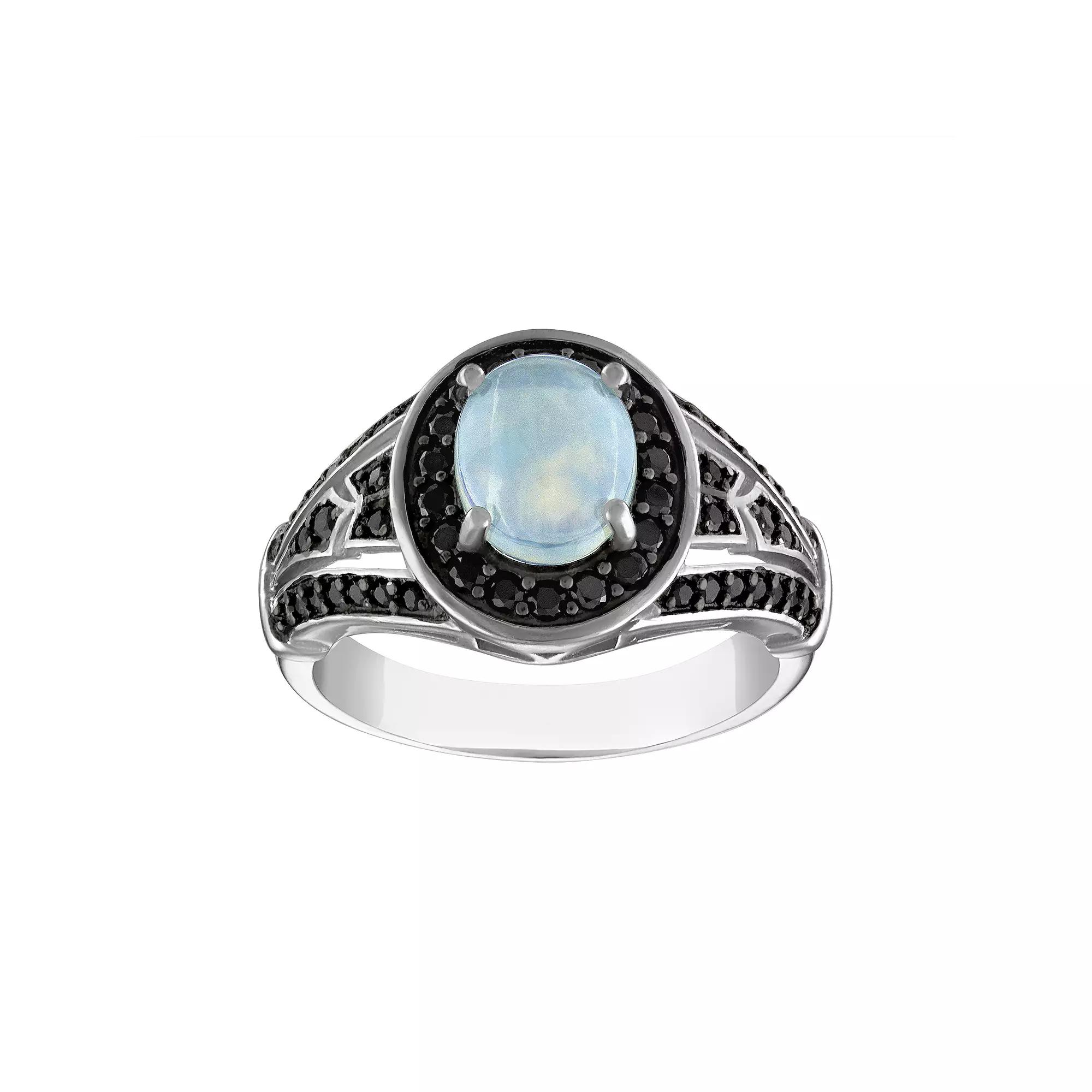 Designs by Gioelli Sterling Silver White Opal Ring, Women's, Size: 8 Product Image