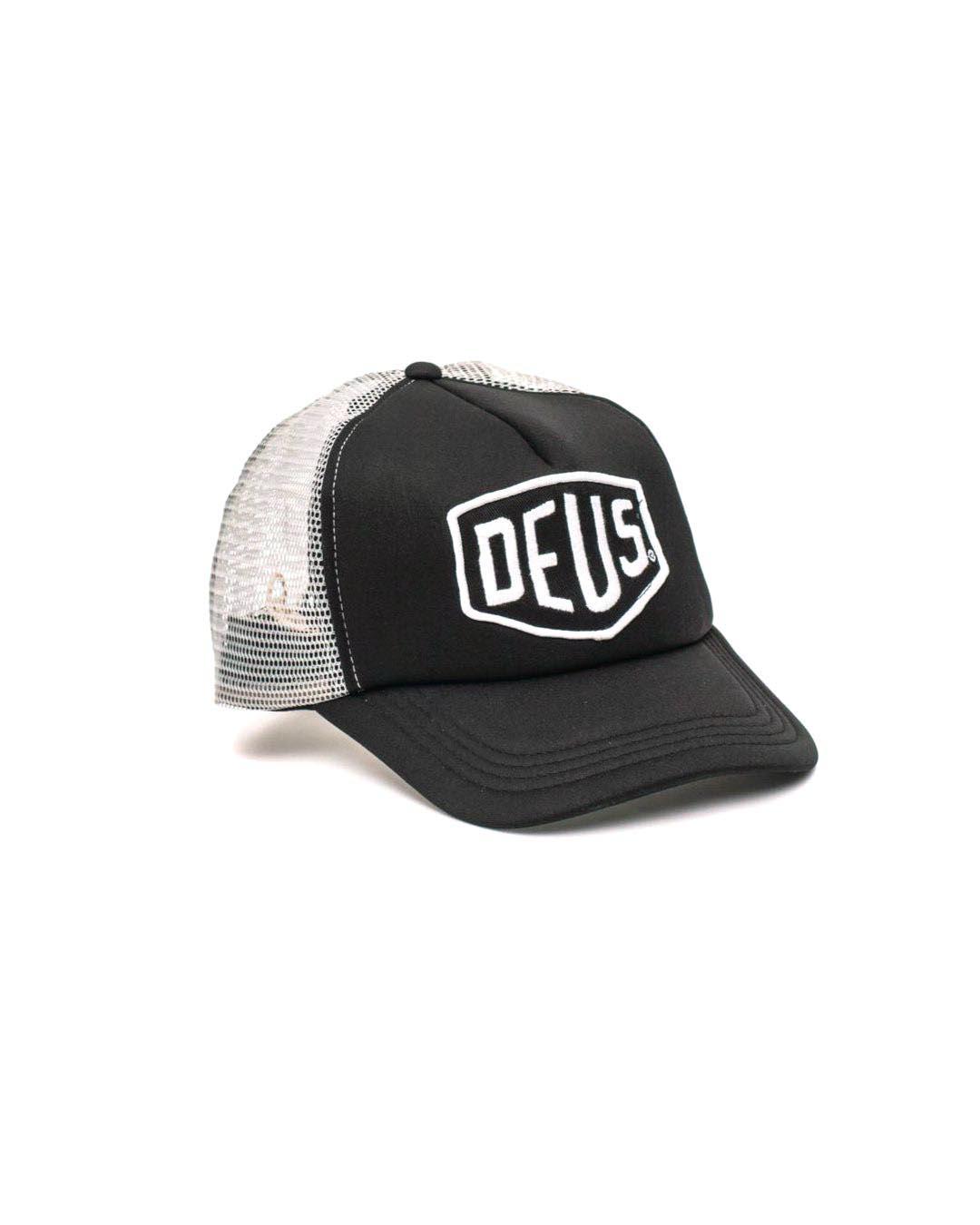 Baylands Trucker Hat - Black-Grey w/ Grey Mesh Product Image