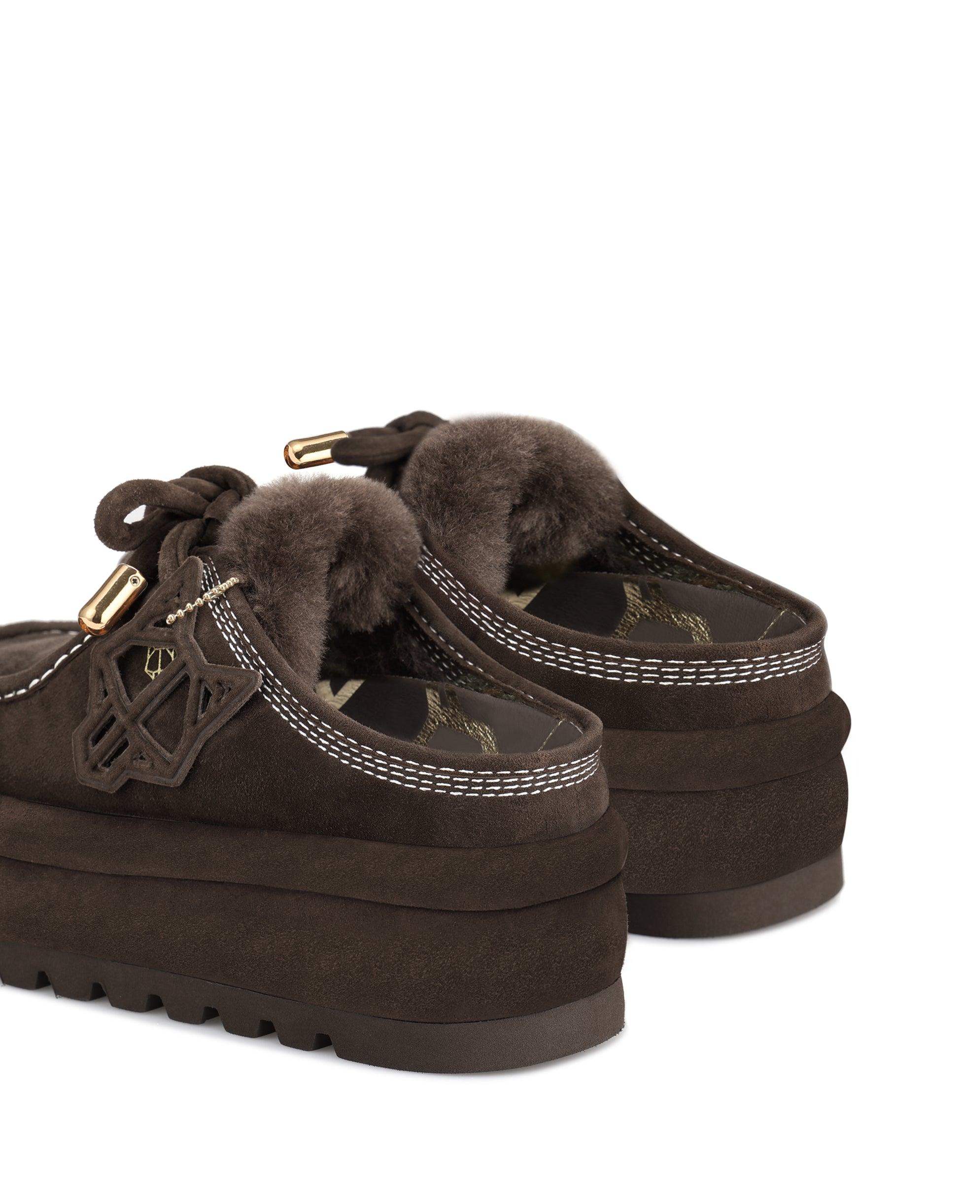 Blizzard Chocolate Suede/Shearling Product Image