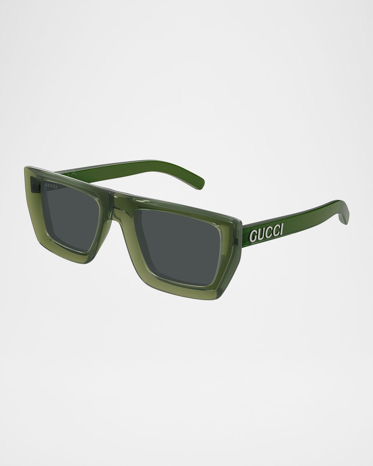 Mens Sunset Boulevard GG1723S 51MM Rectangular Sunglasses Product Image