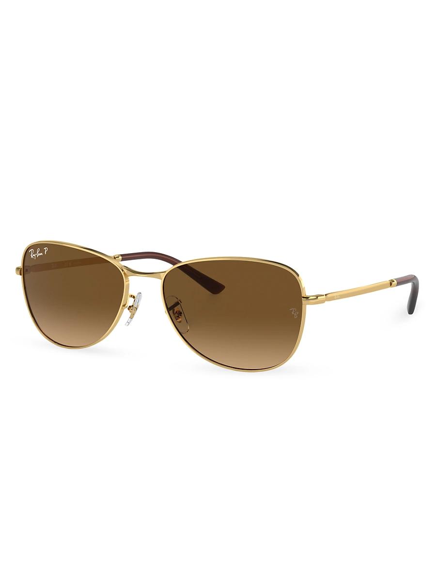 Womens 55MM Square Sunglasses Product Image