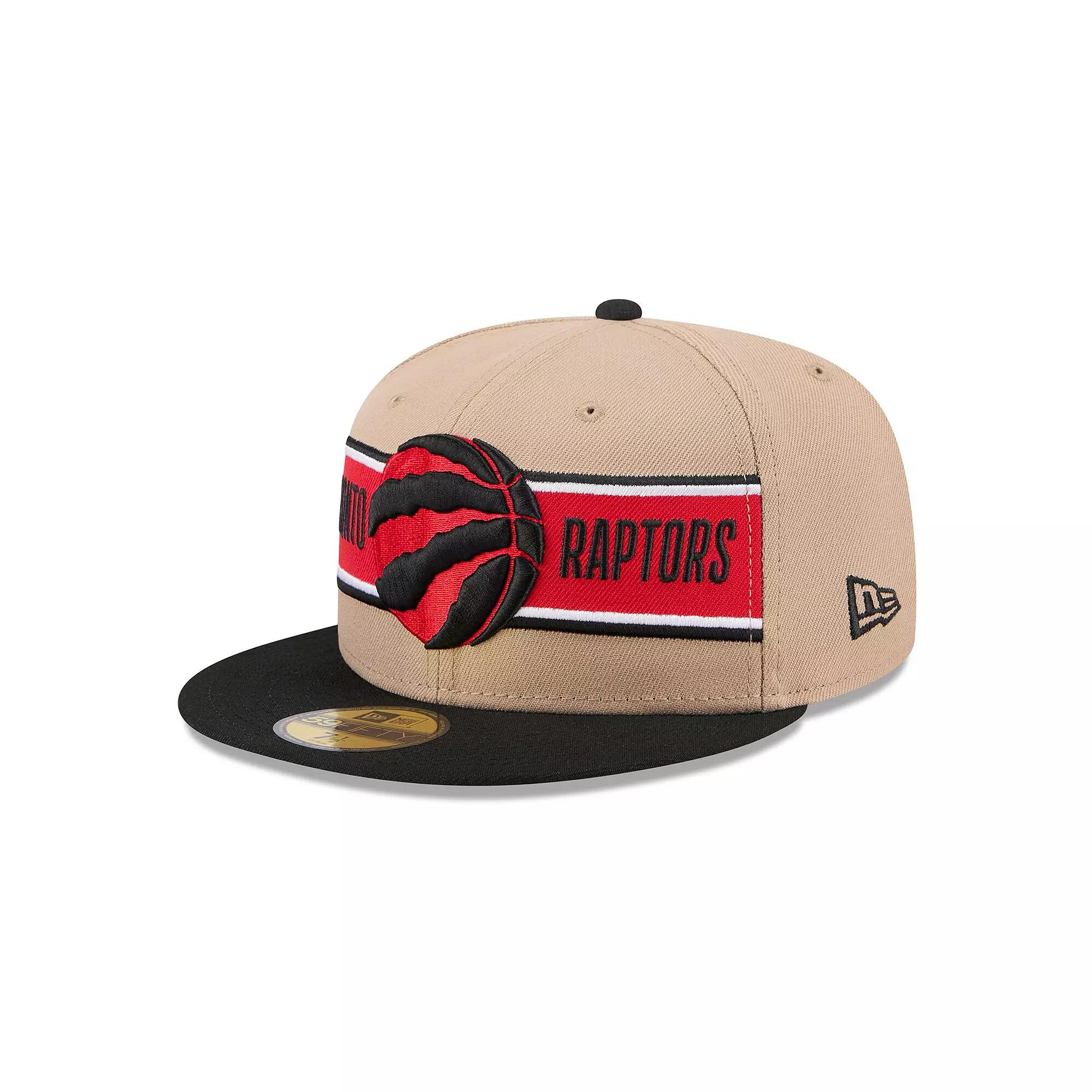 Men's New Era Tan/Black Toronto Raptors 2024 NBA Draft 59FIFTY Fitted Hat, Size: 7, Rpt Team Product Image