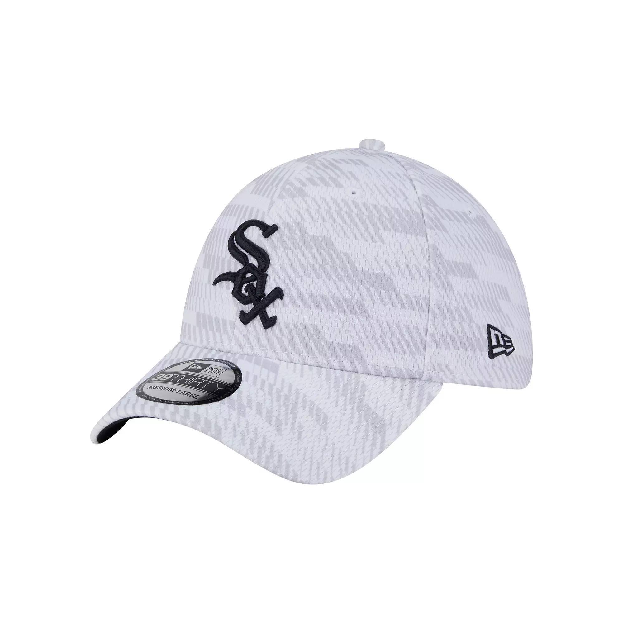 Men's New Era White Chicago White Sox Graded 39THIRTY Stretch Fit Hat,  Product Image