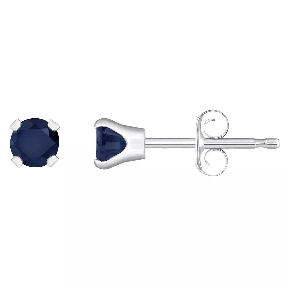 Celebration Gems 14k White Gold Gemstone Stud Earrings, Women's, September Product Image