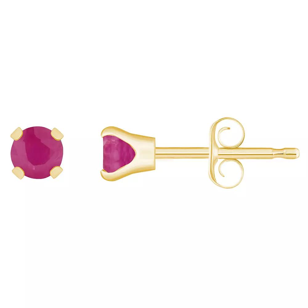 Celebration Gems 14k White Gold Gemstone Stud Earrings, Women's, September Product Image